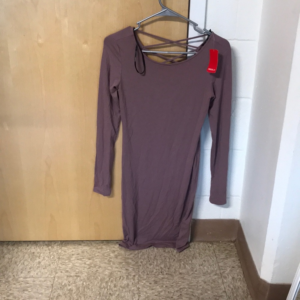 Dark Lavender bodycon dress